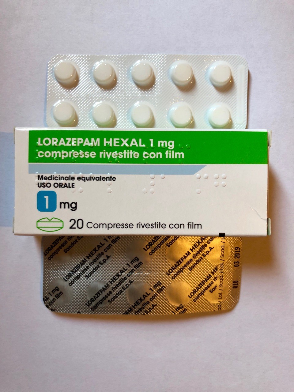 Alprazolam 1 mg 